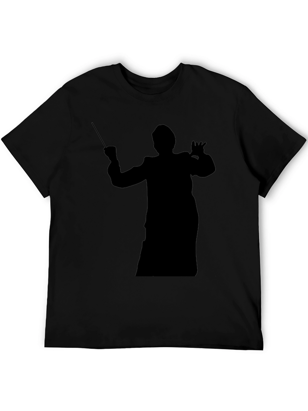 Conductor Silhouette Graphic T-Shirt - Black