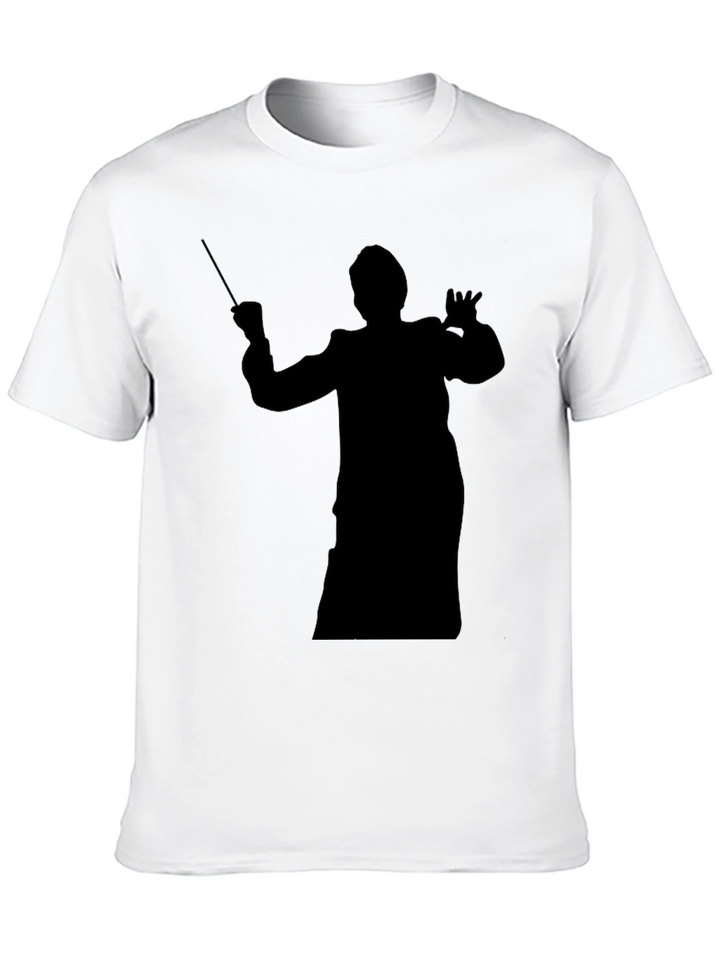 Conductor Silhouette Graphic T-Shirt - Black