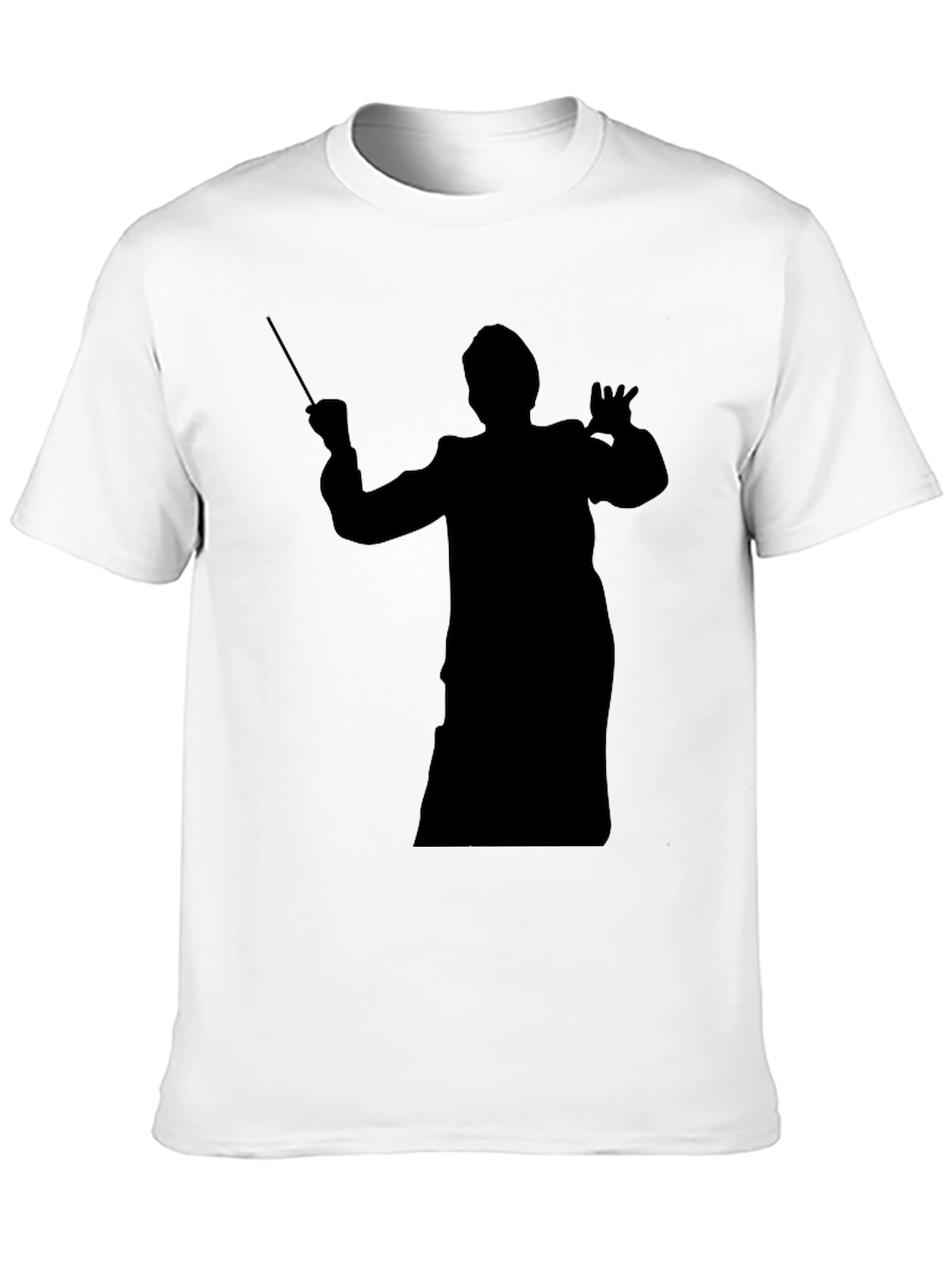 Conductor Silhouette Graphic T-Shirt - Black