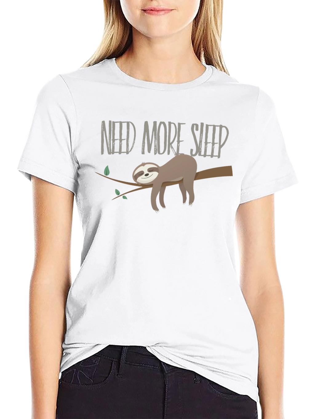 Need More Sleep Sloth T-Shirt - Relaxed Fit