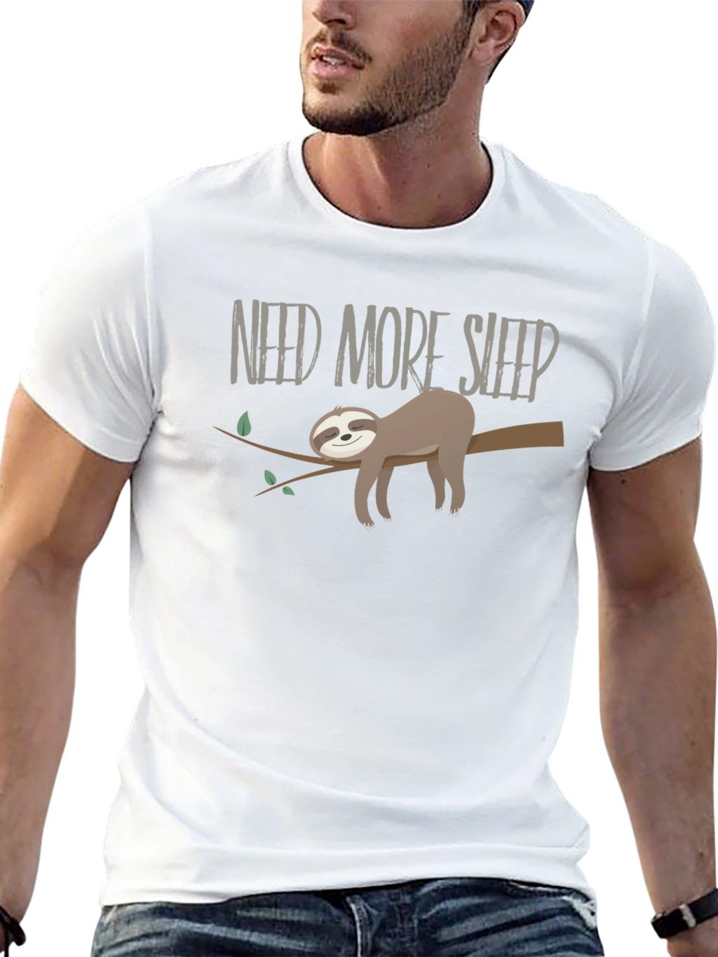 Need More Sleep Sloth T-Shirt - Relaxed Fit