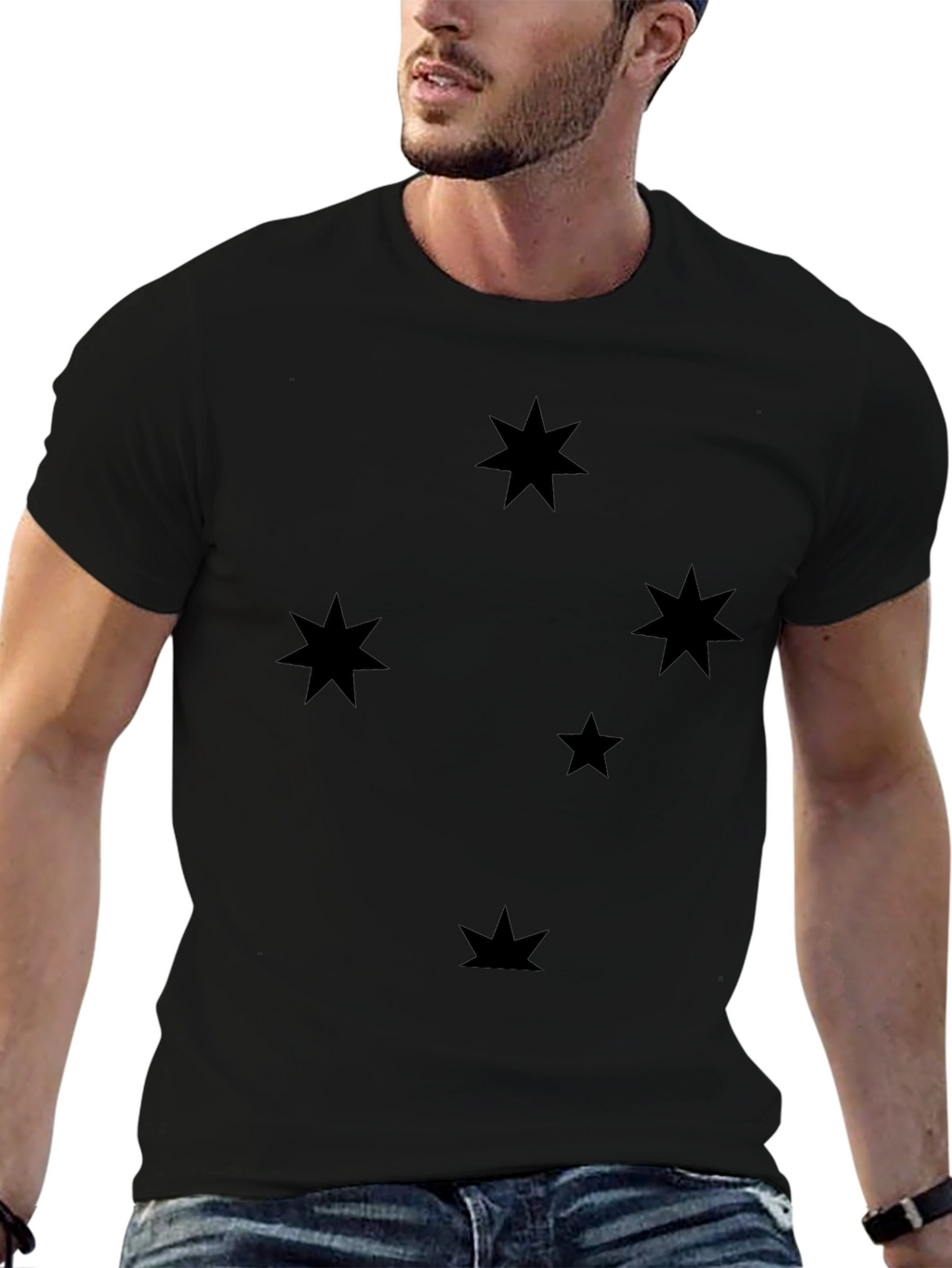 Southern Cross Black T-Shirt