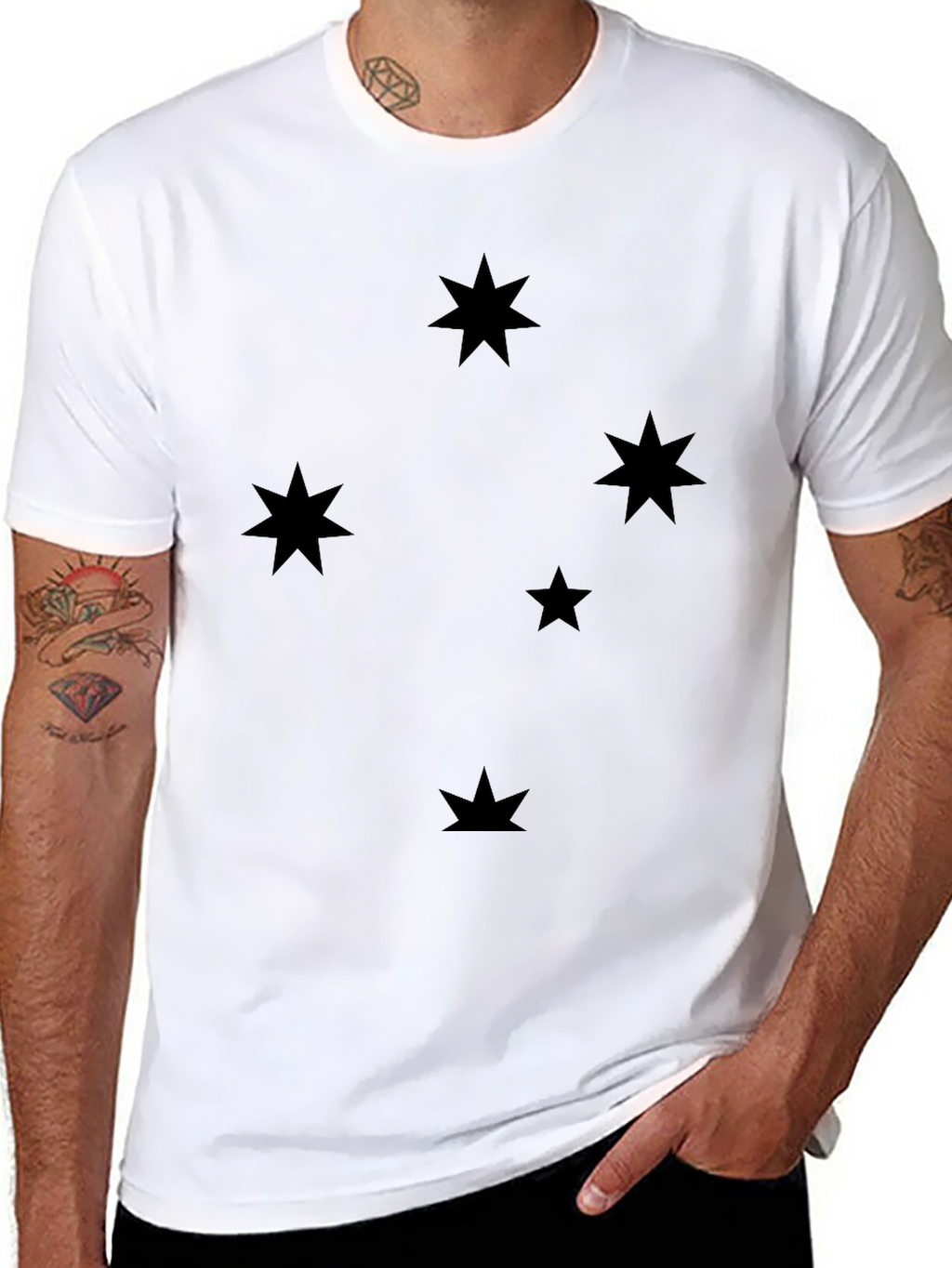 Southern Cross Black T-Shirt
