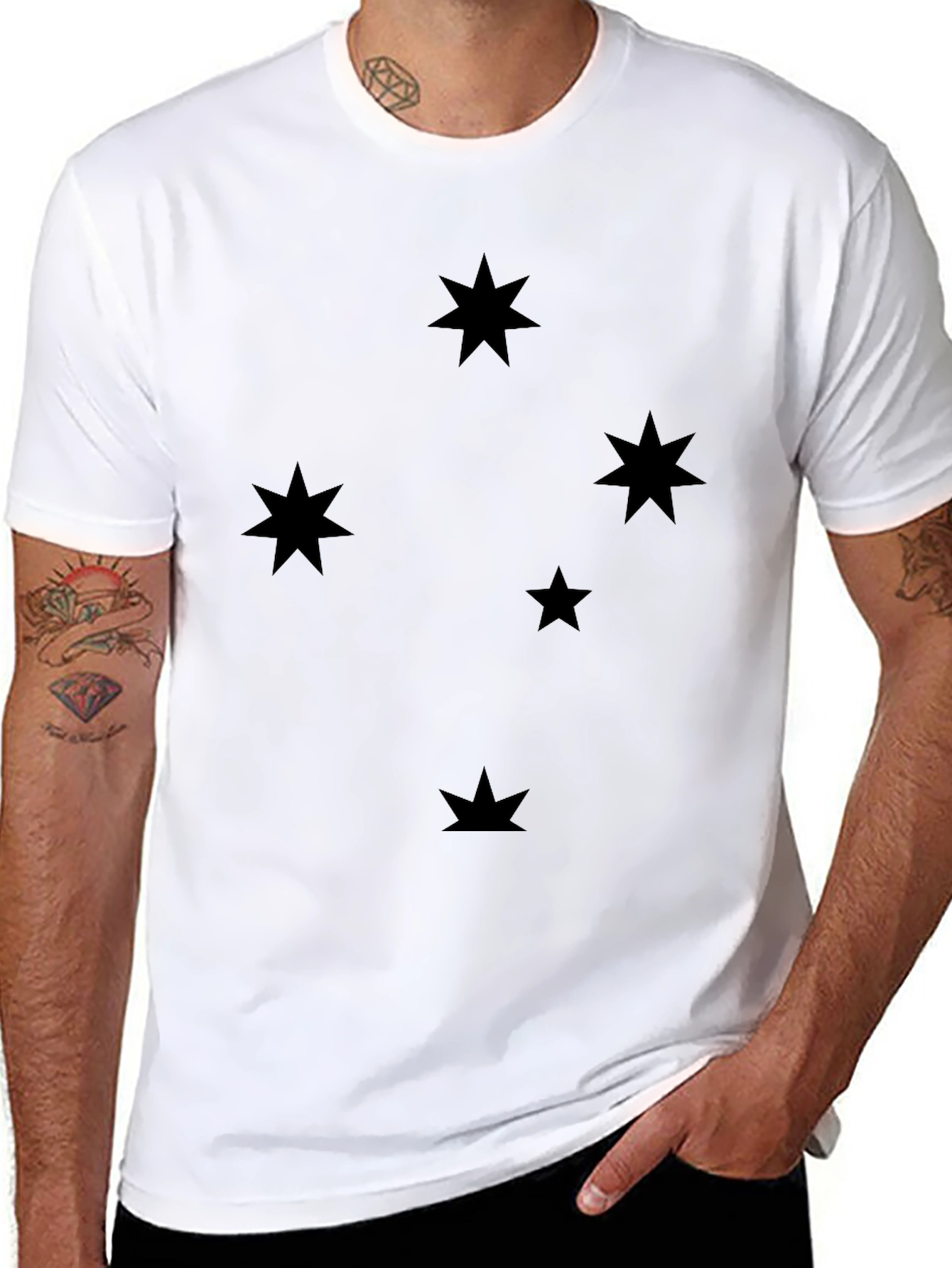 Southern Cross Black T-Shirt