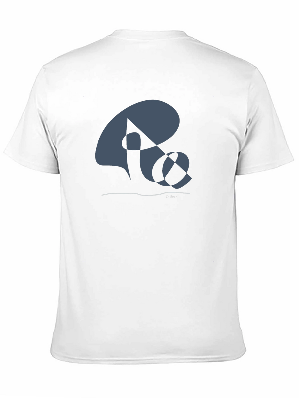 Abstract Design Black T-Shirt