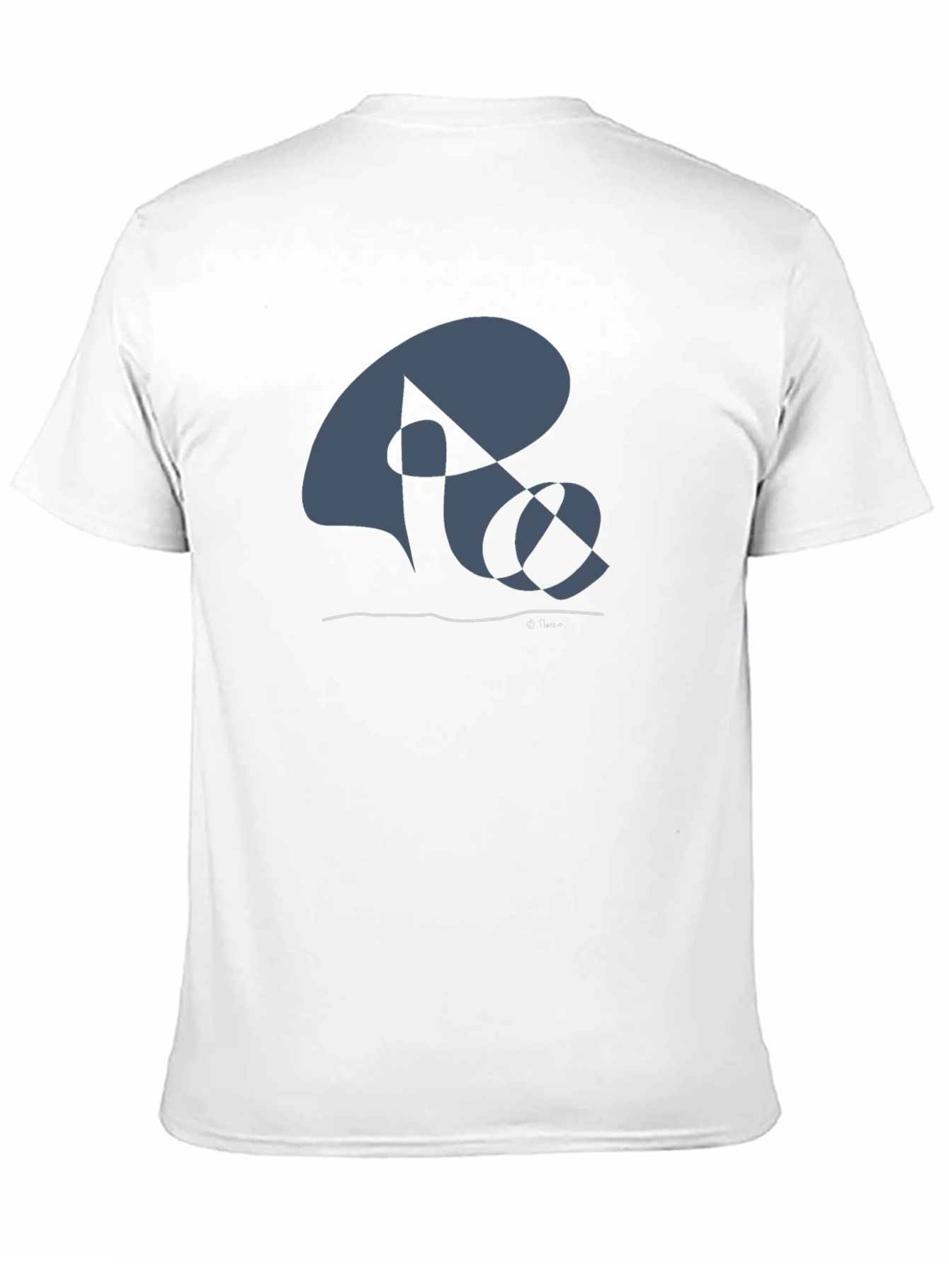 Abstract Design Black T-Shirt
