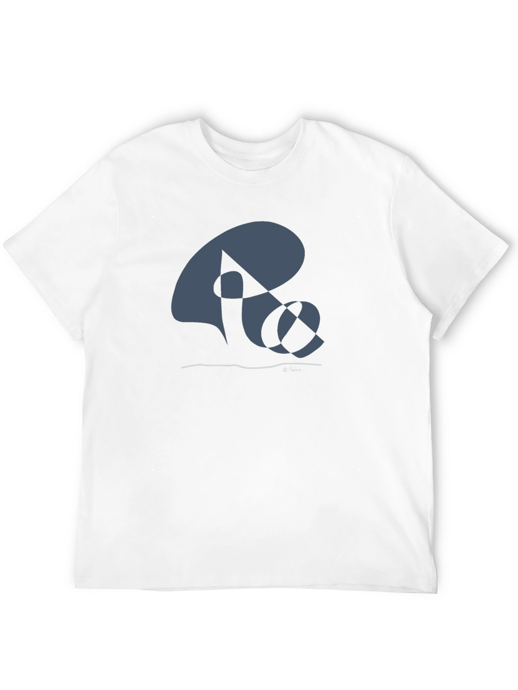 Abstract Design Black T-Shirt