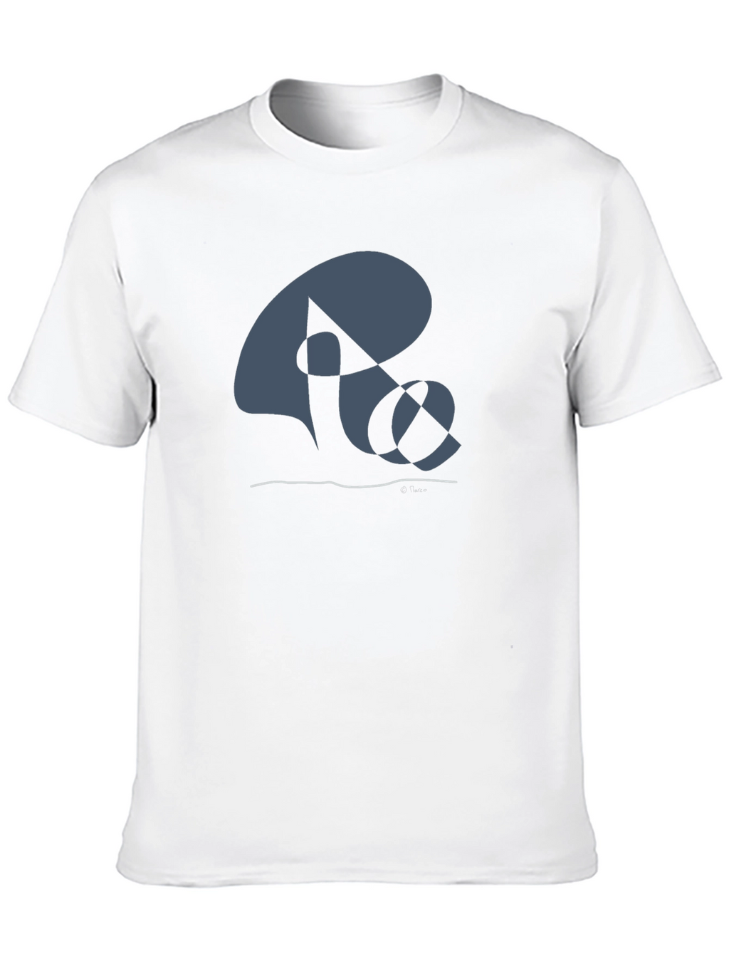 Abstract Design Black T-Shirt
