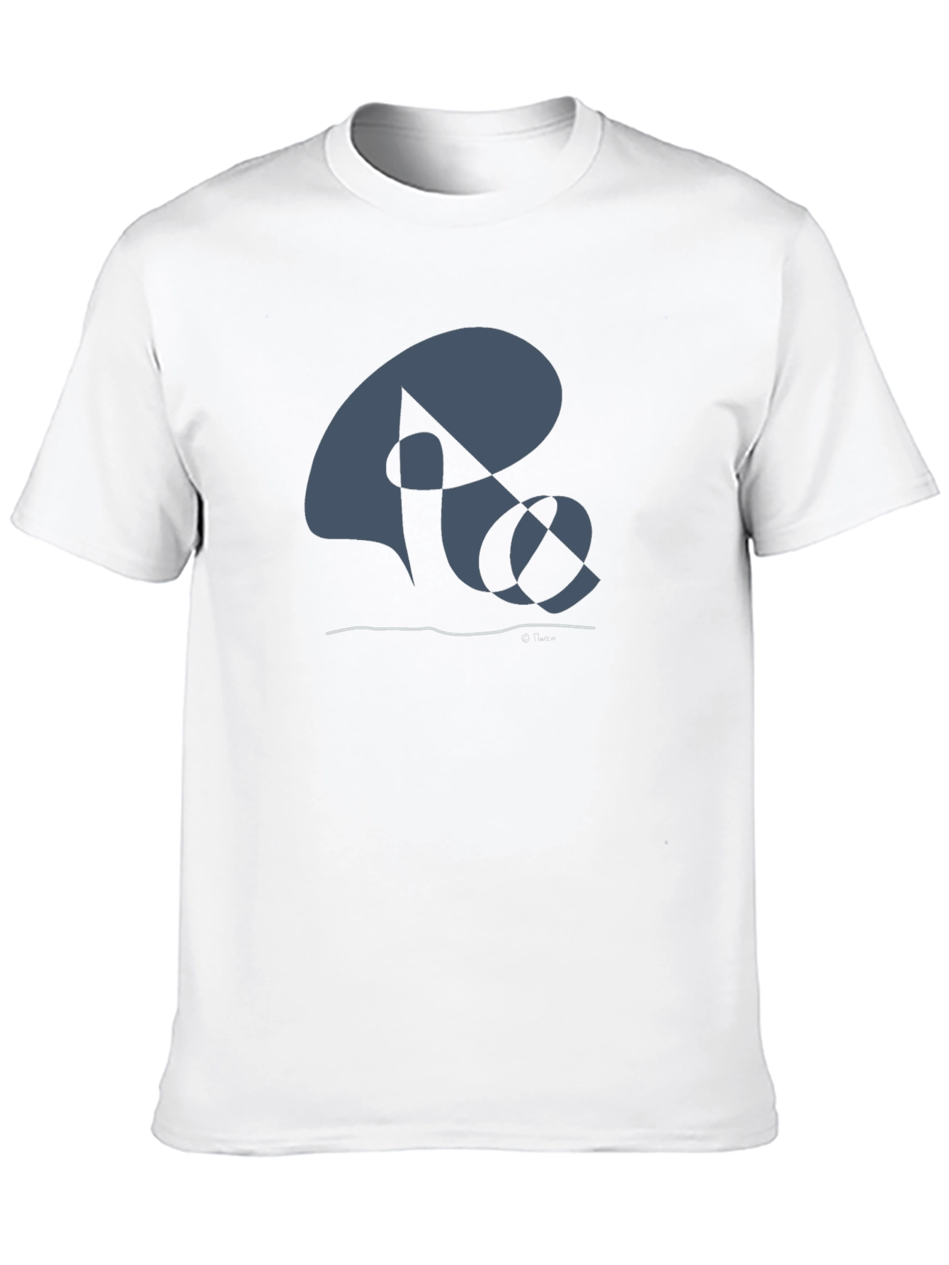 Abstract Design Black T-Shirt
