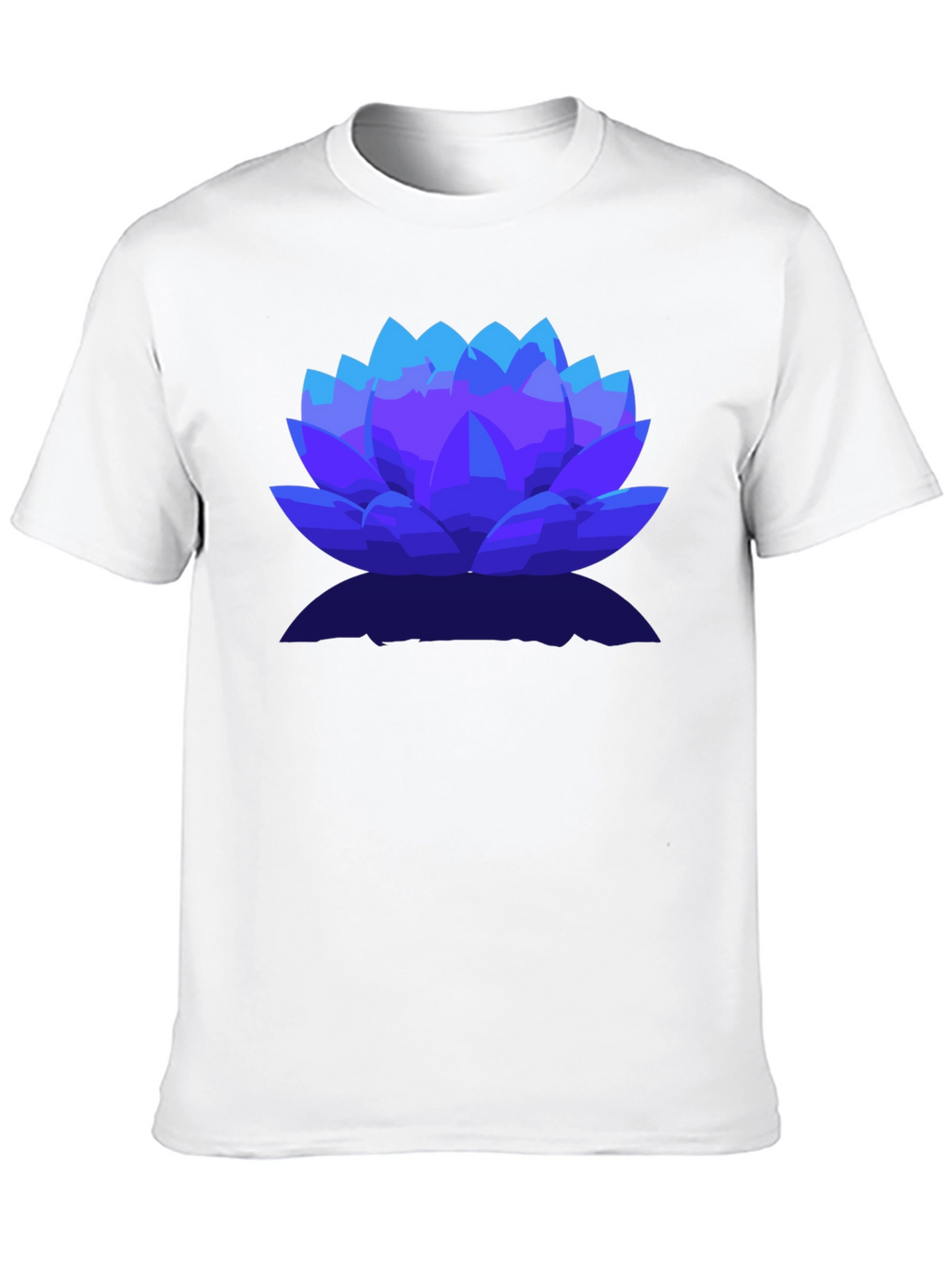 Lotus Flower Graphic Tee - Stylish Mens T-Shirt