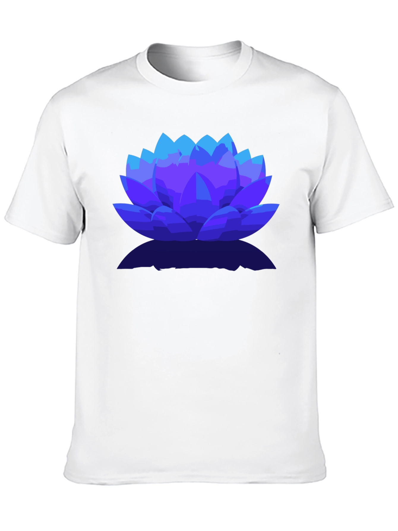 Lotus Flower Graphic Tee - Stylish Mens T-Shirt