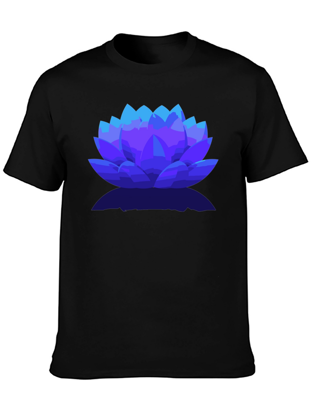 Lotus Flower Graphic Tee - Stylish Mens T-Shirt
