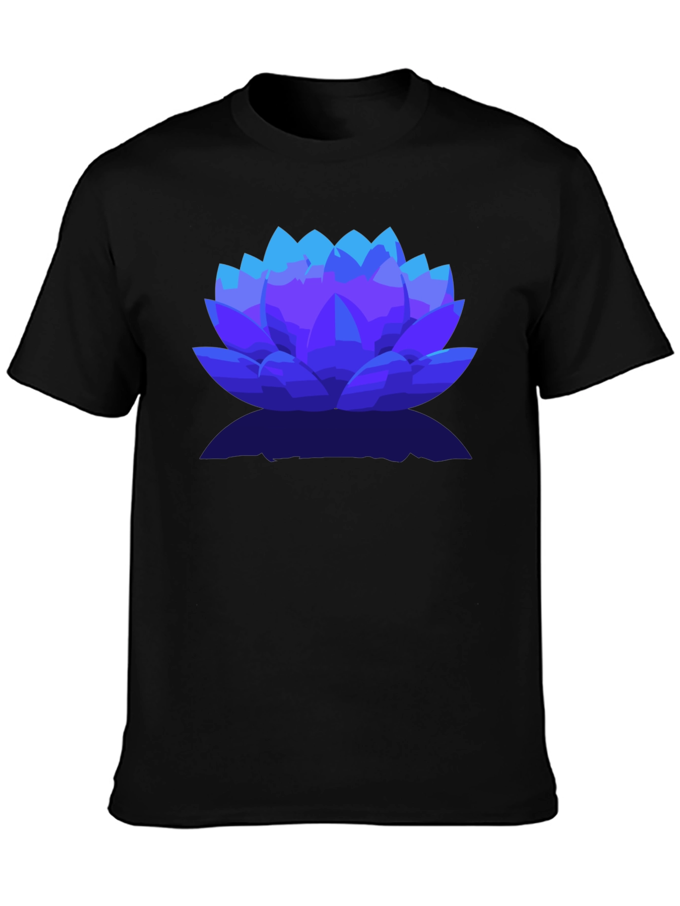 Lotus Flower Graphic Tee - Stylish Mens T-Shirt