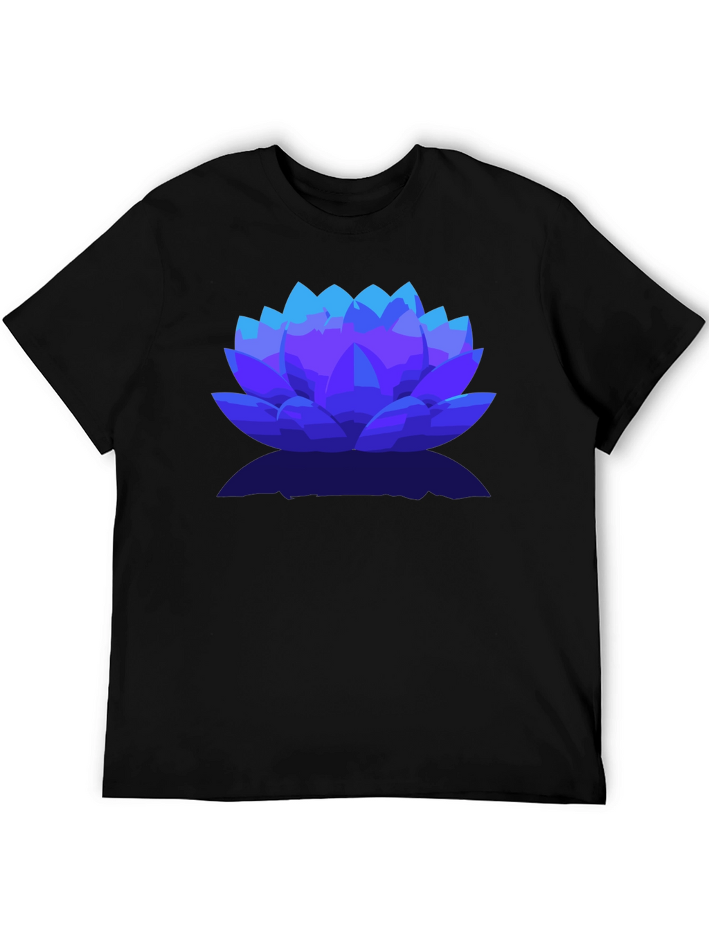Lotus Flower Graphic Tee - Stylish Mens T-Shirt