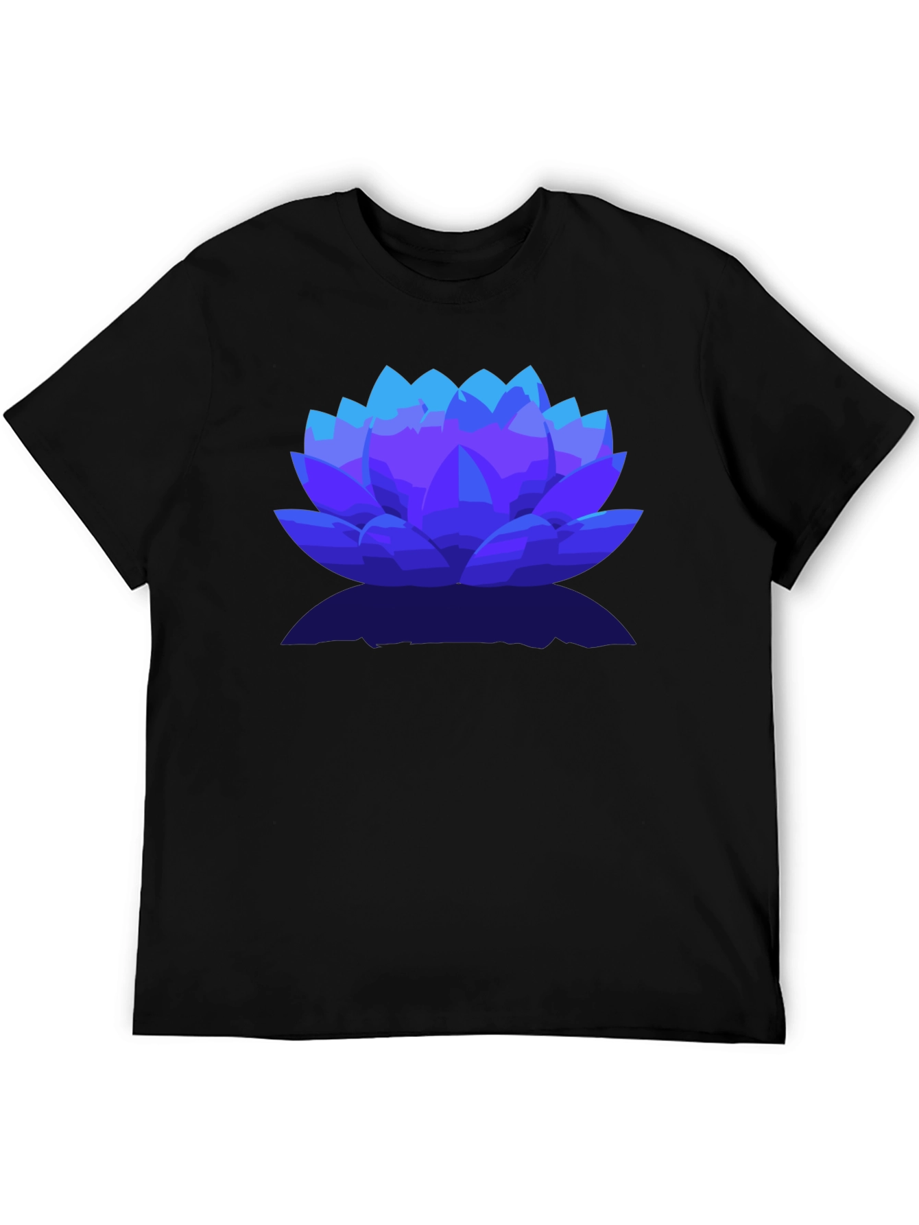 Lotus Flower Graphic Tee - Stylish Mens T-Shirt