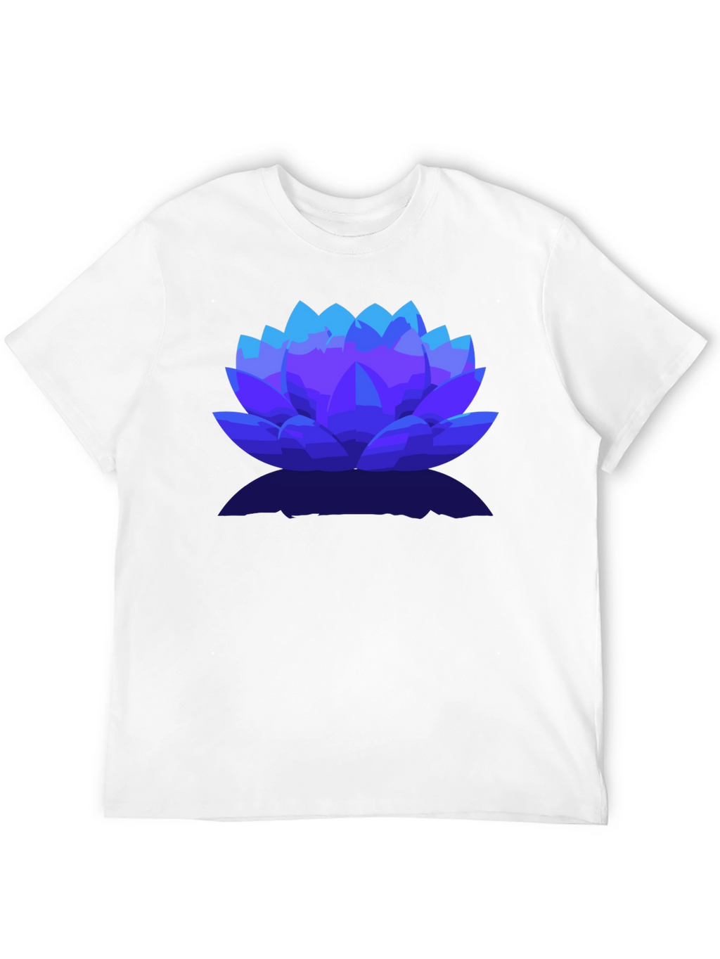 Lotus Flower Graphic Tee - Stylish Mens T-Shirt