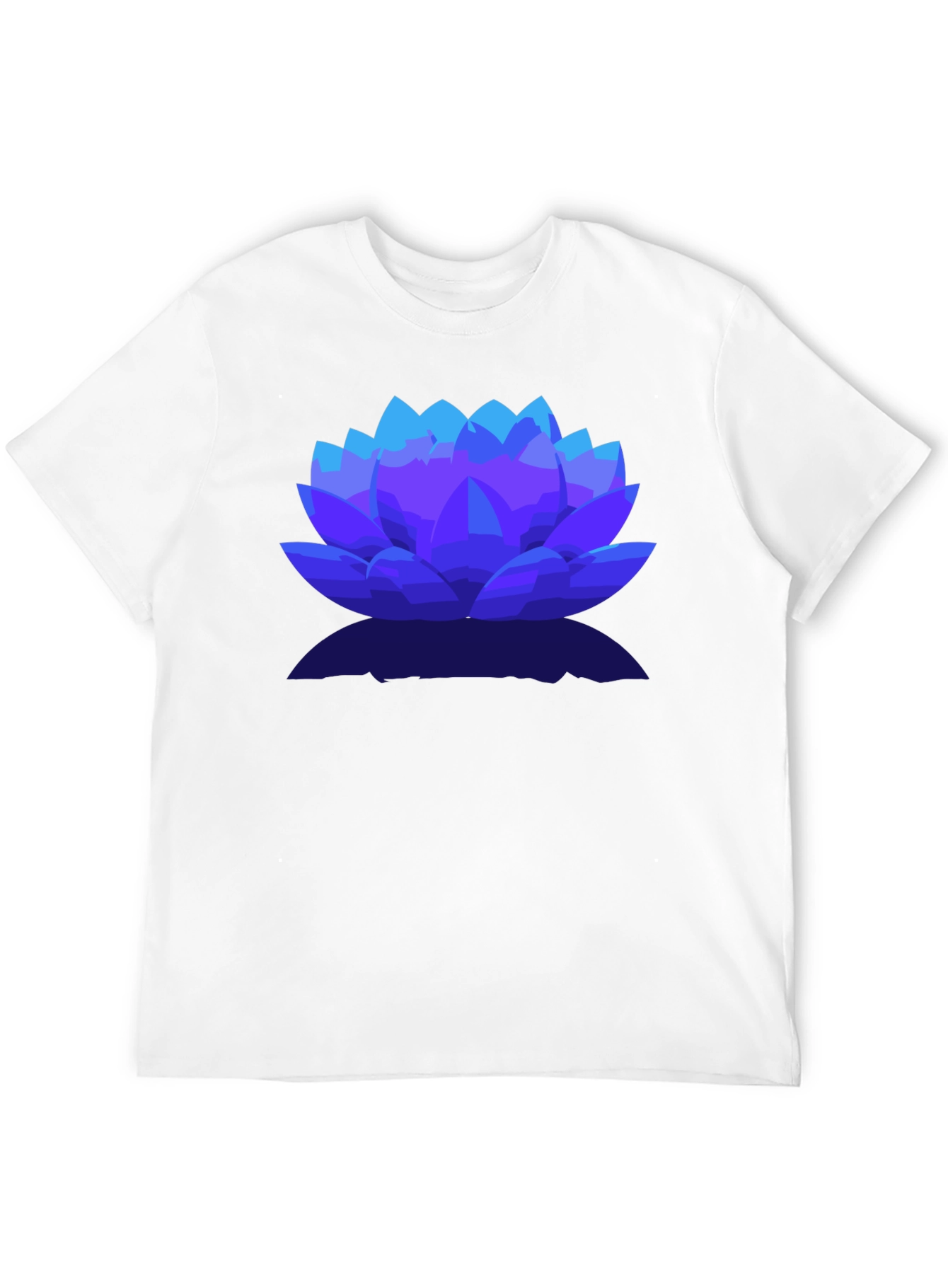 Lotus Flower Graphic Tee - Stylish Mens T-Shirt