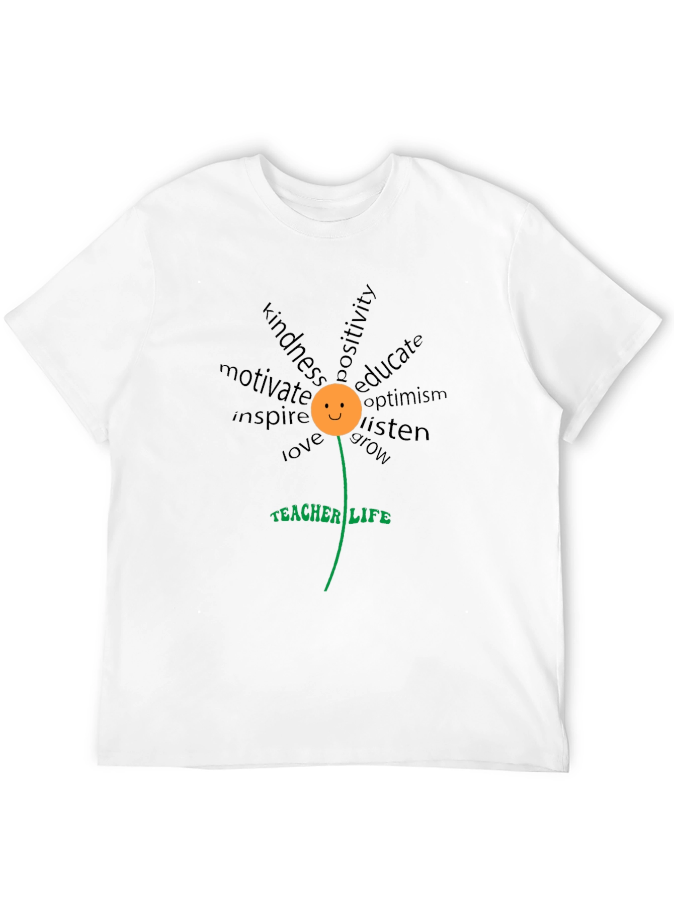 Teacher Life Floral T-Shirt - Inspire & Educate