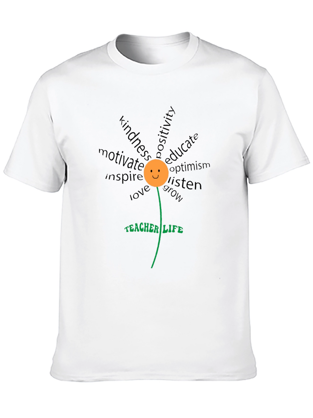 Teacher Life Floral T-Shirt - Inspire & Educate