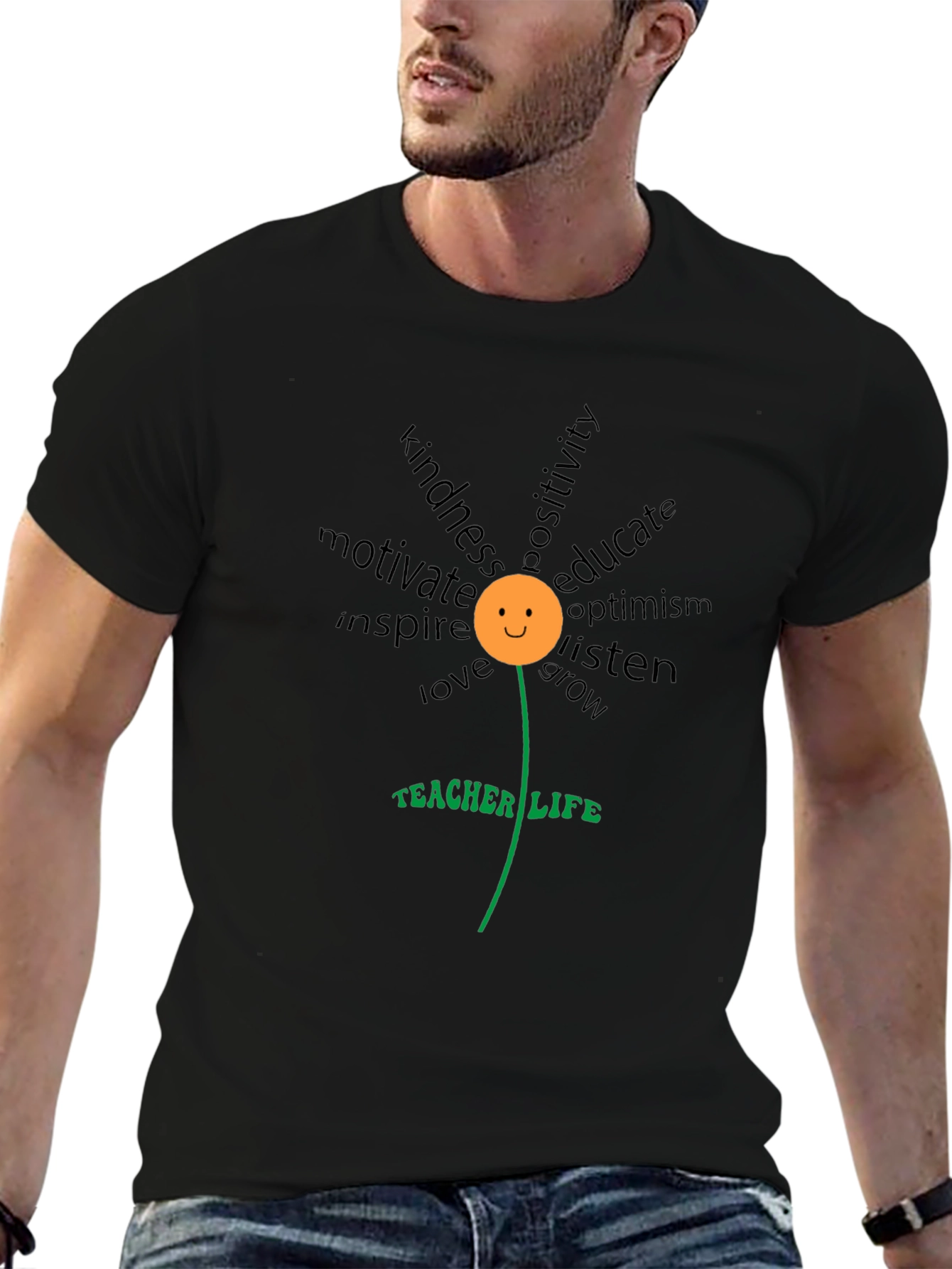 Teacher Life Floral T-Shirt - Inspire & Educate