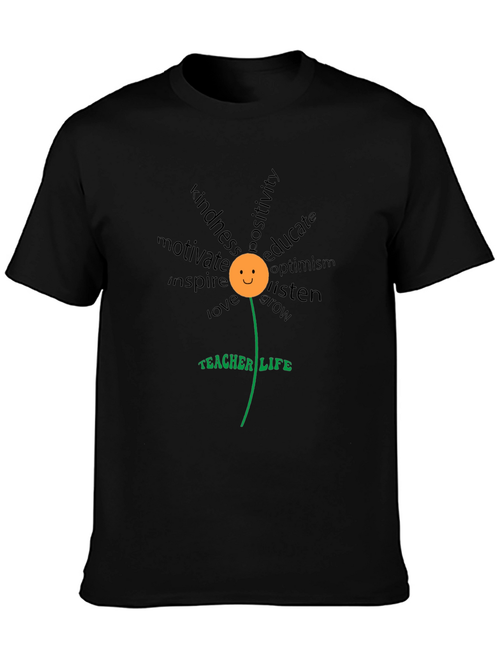Teacher Life Floral T-Shirt - Inspire & Educate