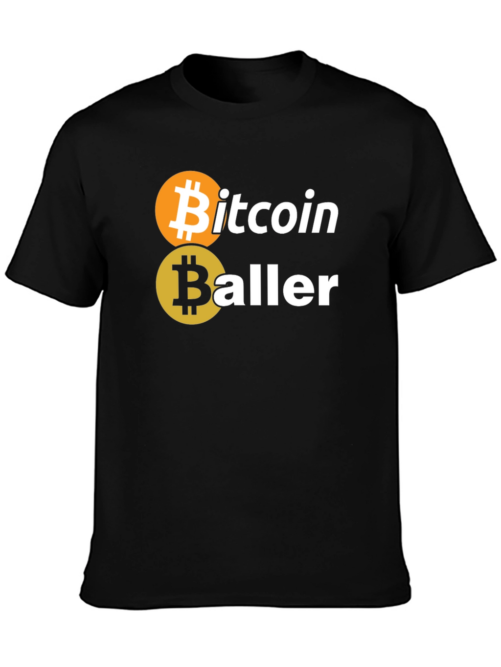 Bitcoin Baller Graphic Tee - Crypto Investor Fashion