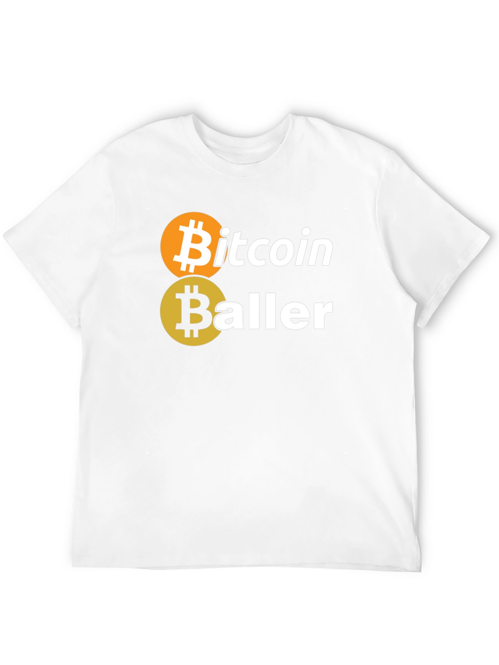 Bitcoin Baller Graphic Tee - Crypto Investor Fashion