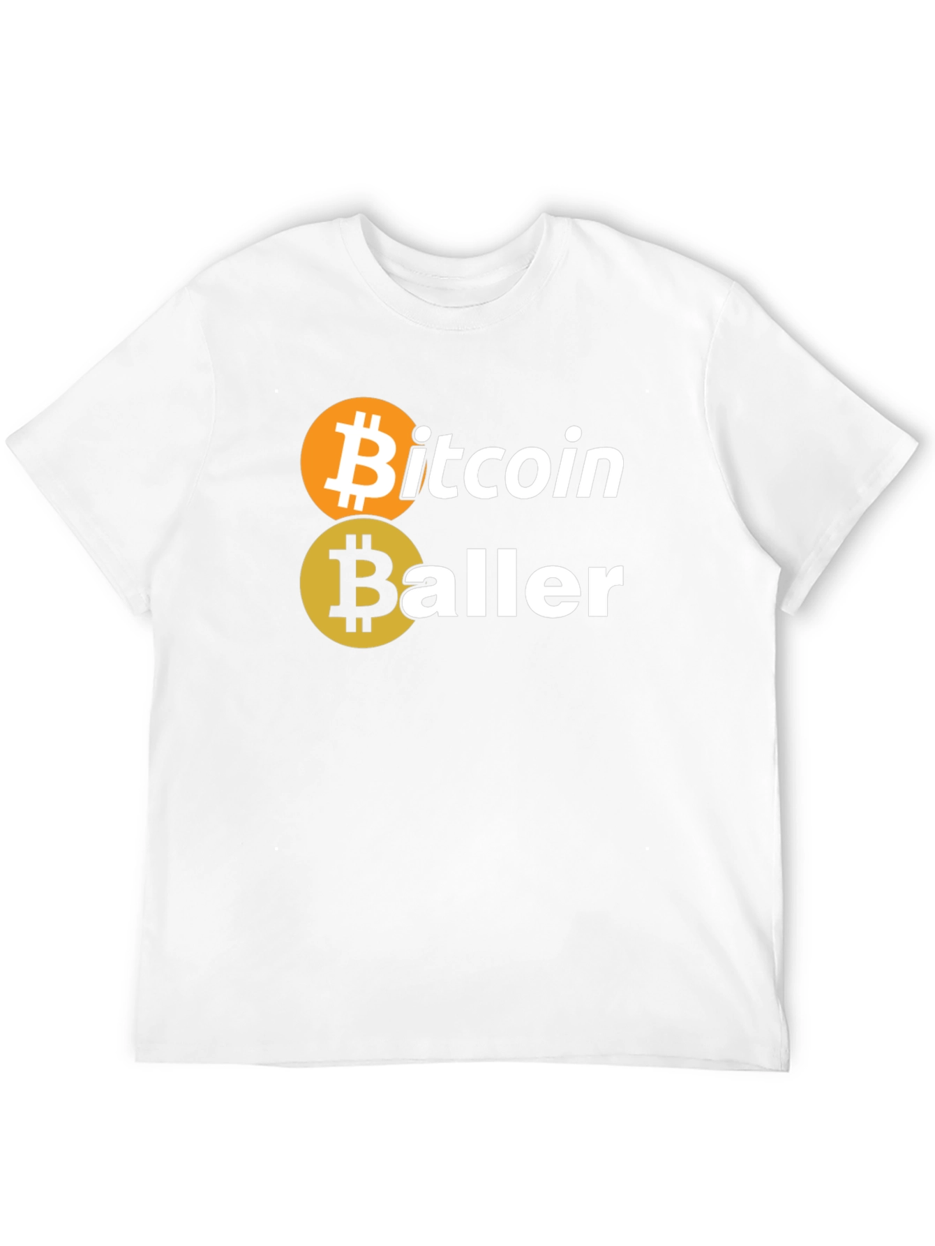 Bitcoin Baller Graphic Tee - Crypto Investor Fashion