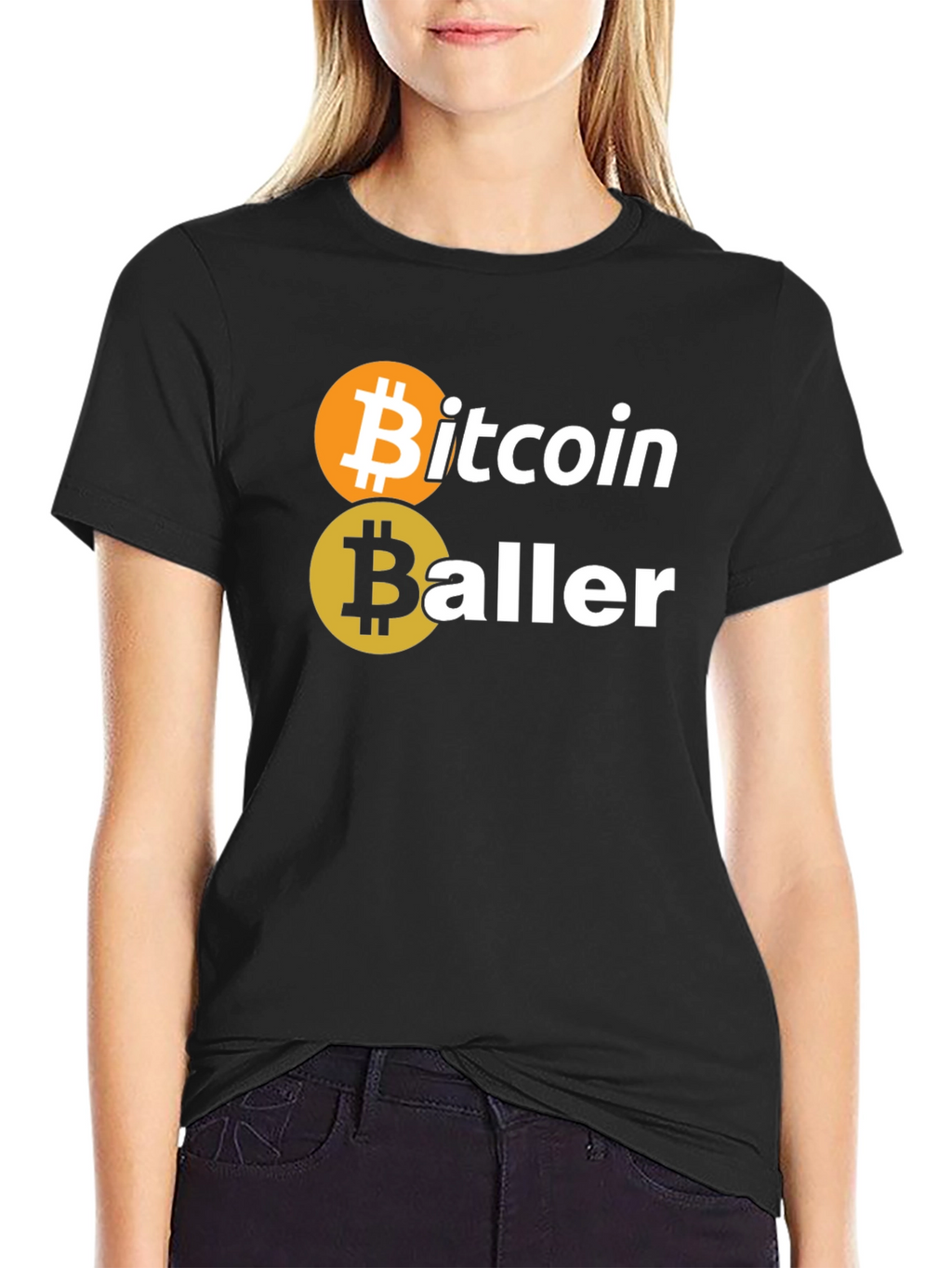 Bitcoin Baller Graphic Tee - Crypto Investor Fashion