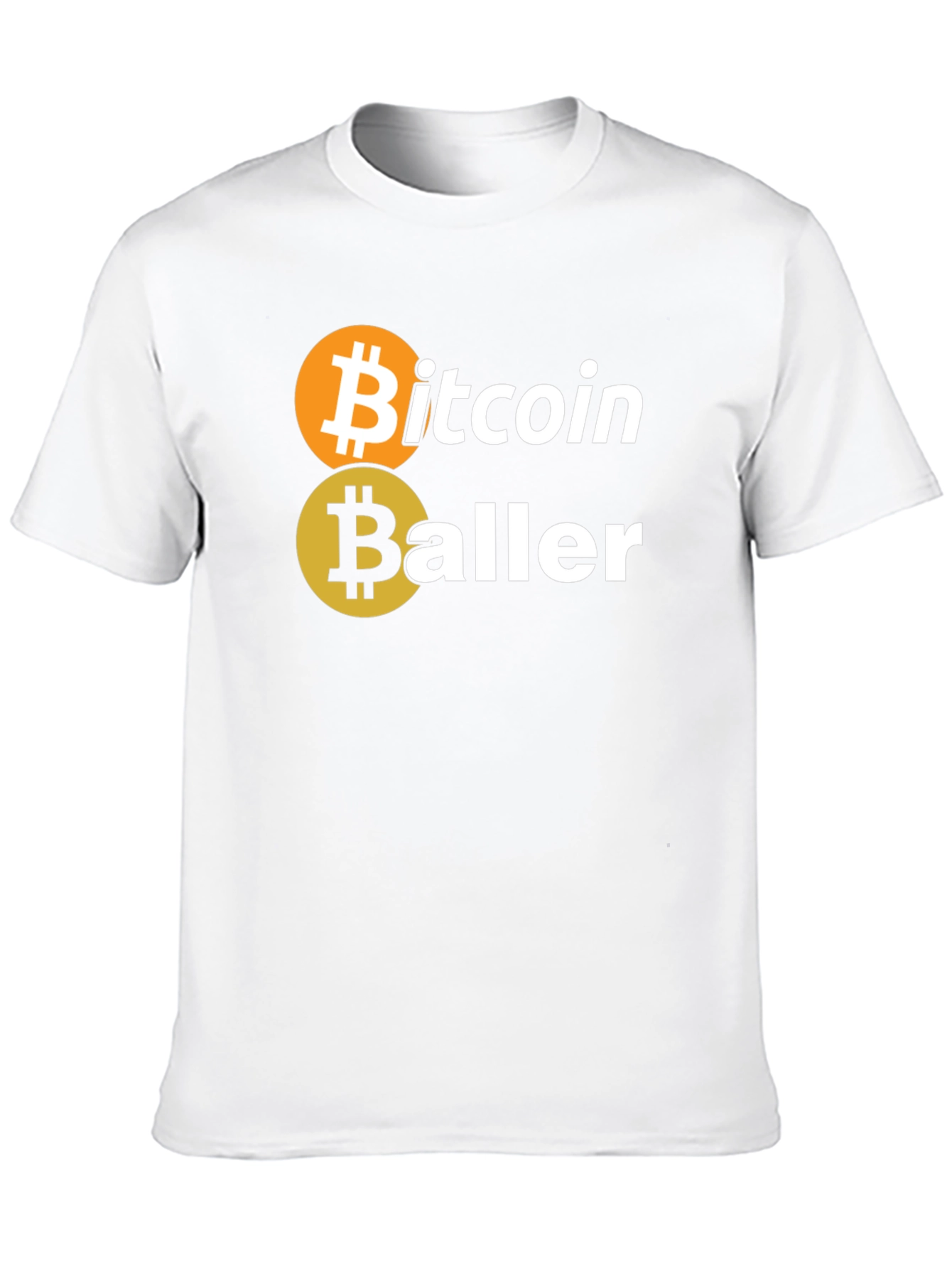Bitcoin Baller Graphic Tee - Crypto Investor Fashion