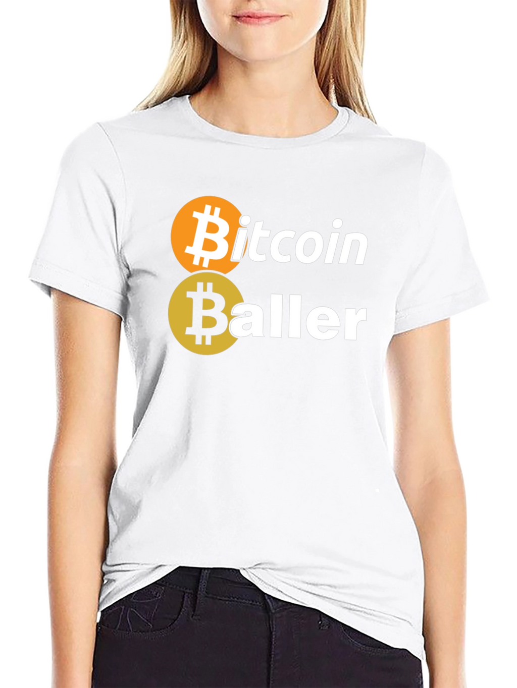 Bitcoin Baller Graphic Tee - Crypto Investor Fashion