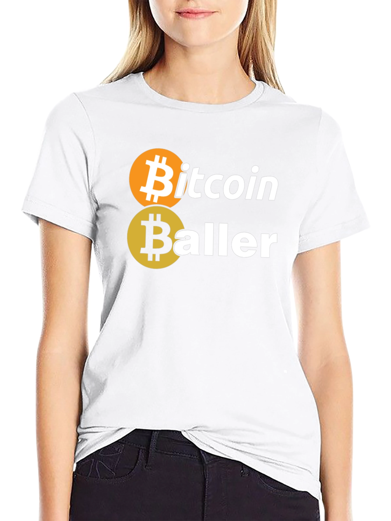 Bitcoin Baller Graphic Tee - Crypto Investor Fashion