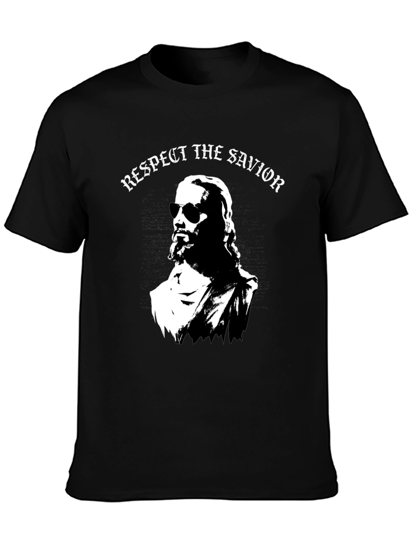 Respect the Savior Graphic T-Shirt - Cool Jesus Design