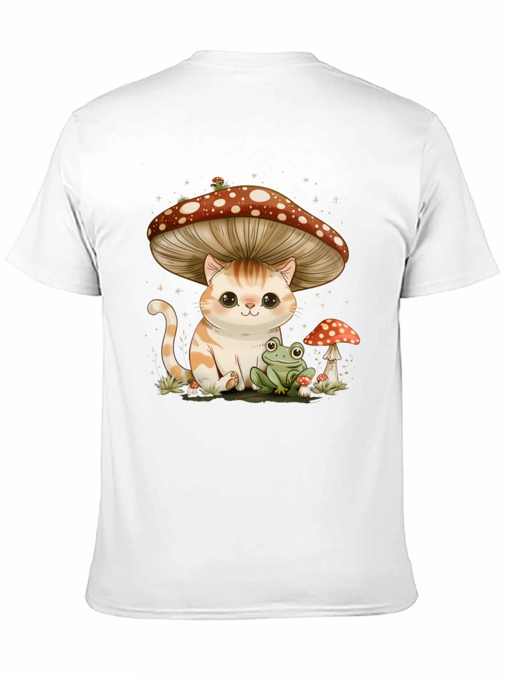 Cat Under Mushroom T-Shirt