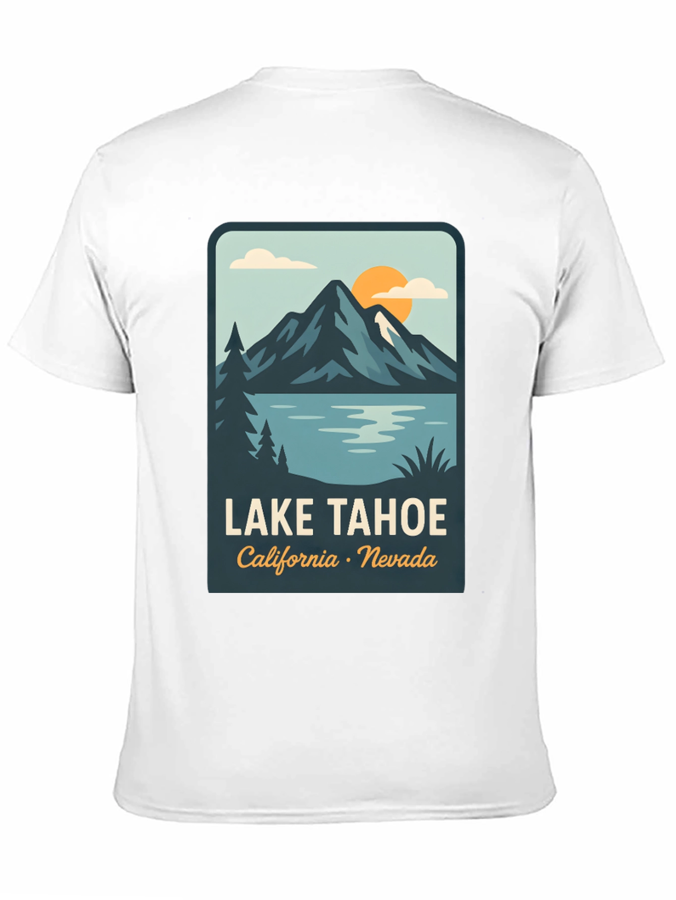 Lake Tahoe Graphic Tee - California Nevada Souvenir