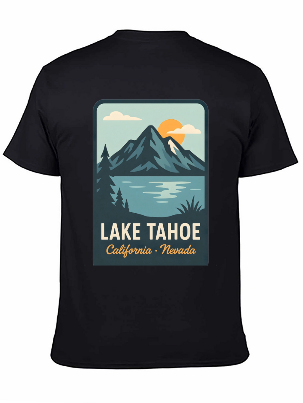 Lake Tahoe Graphic Tee - California Nevada Souvenir