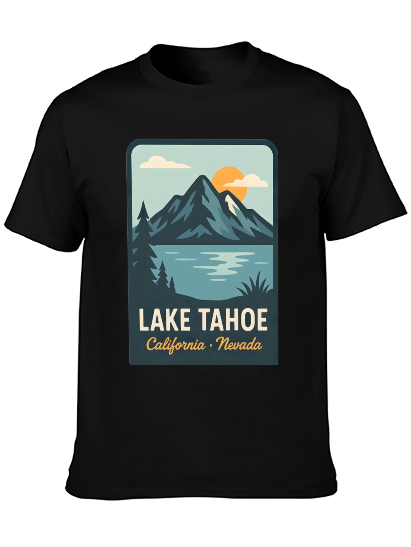Lake Tahoe Graphic Tee - California Nevada Souvenir
