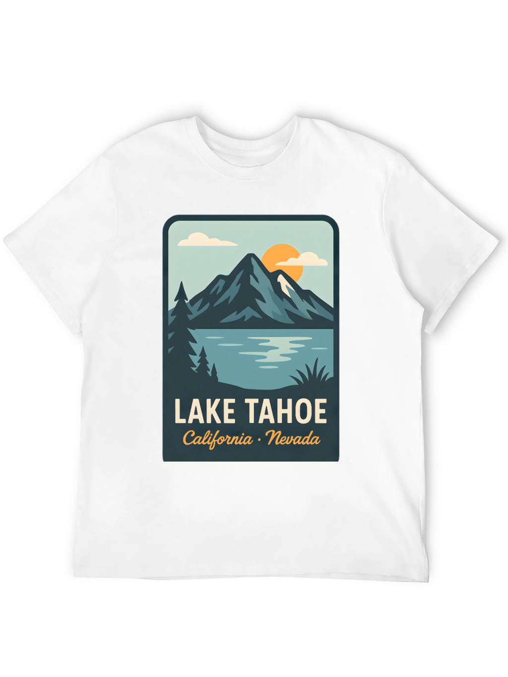 Lake Tahoe Graphic Tee - California Nevada Souvenir