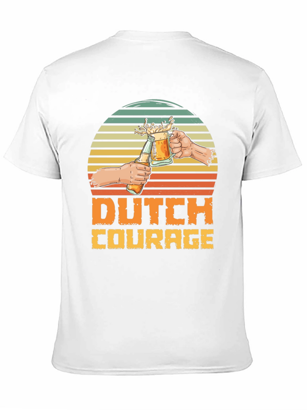Dutch Courage Graphic Tee - Beer Toast Design