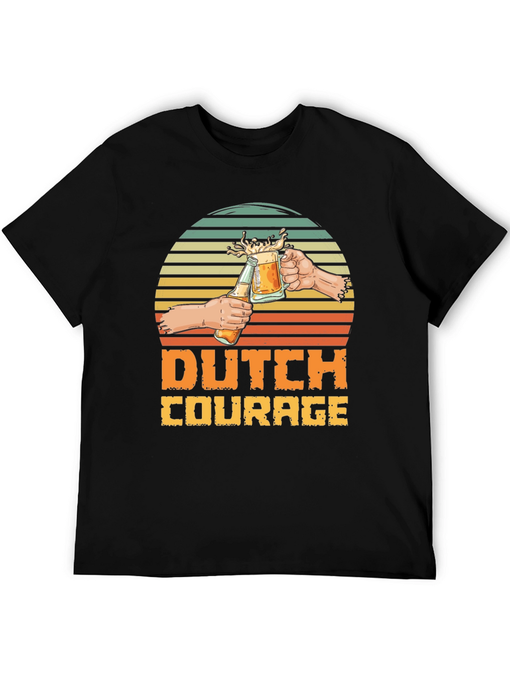 Dutch Courage Graphic Tee - Beer Toast Design