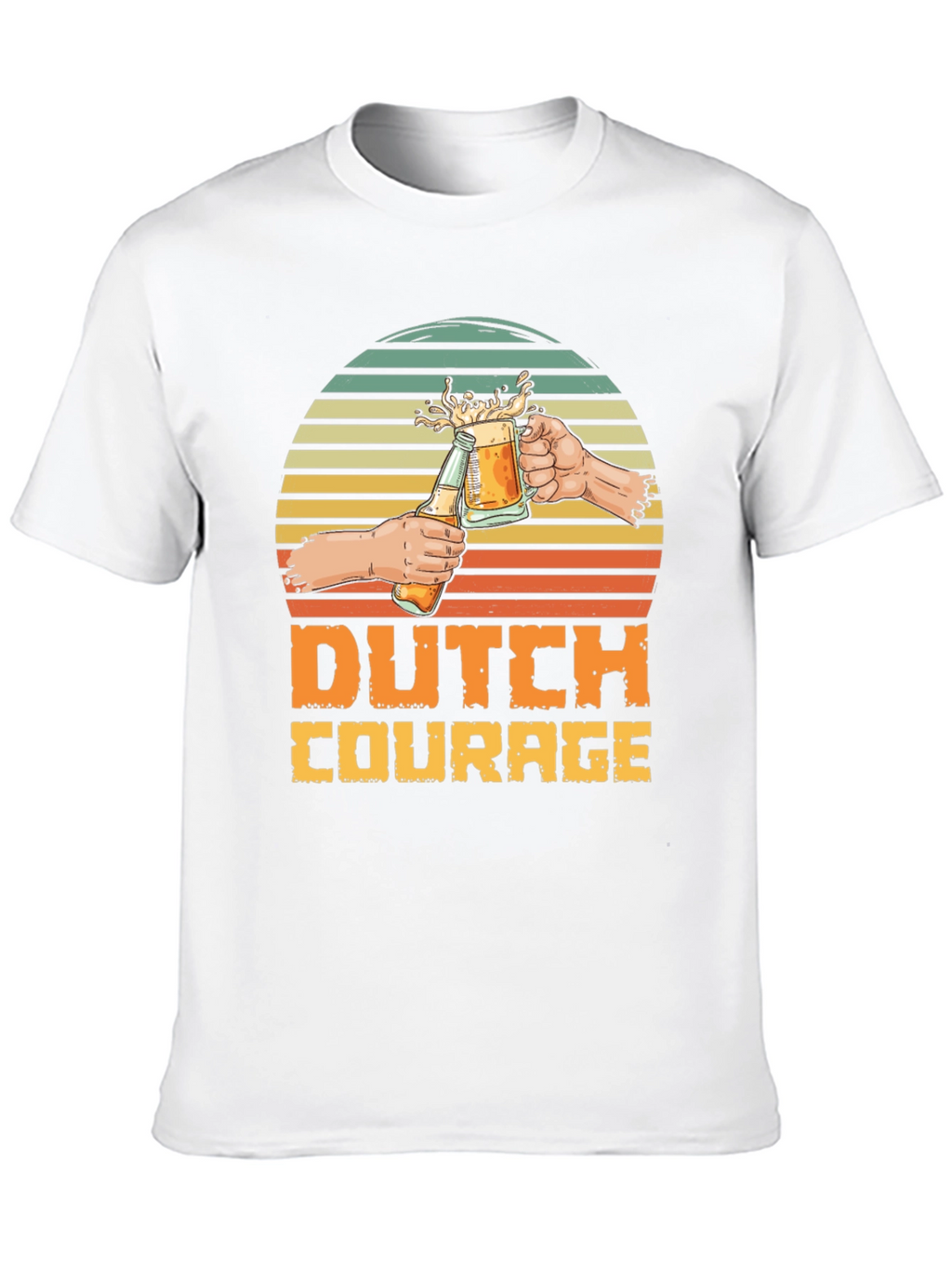 Dutch Courage Graphic Tee - Beer Toast Design
