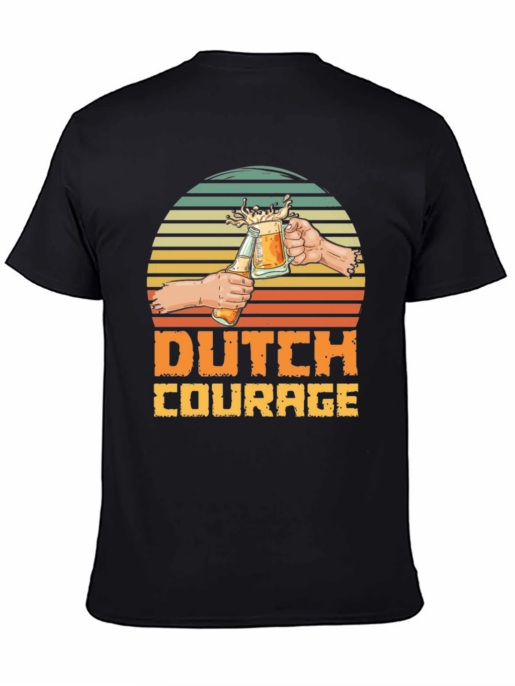 Dutch Courage Graphic Tee - Beer Toast Design