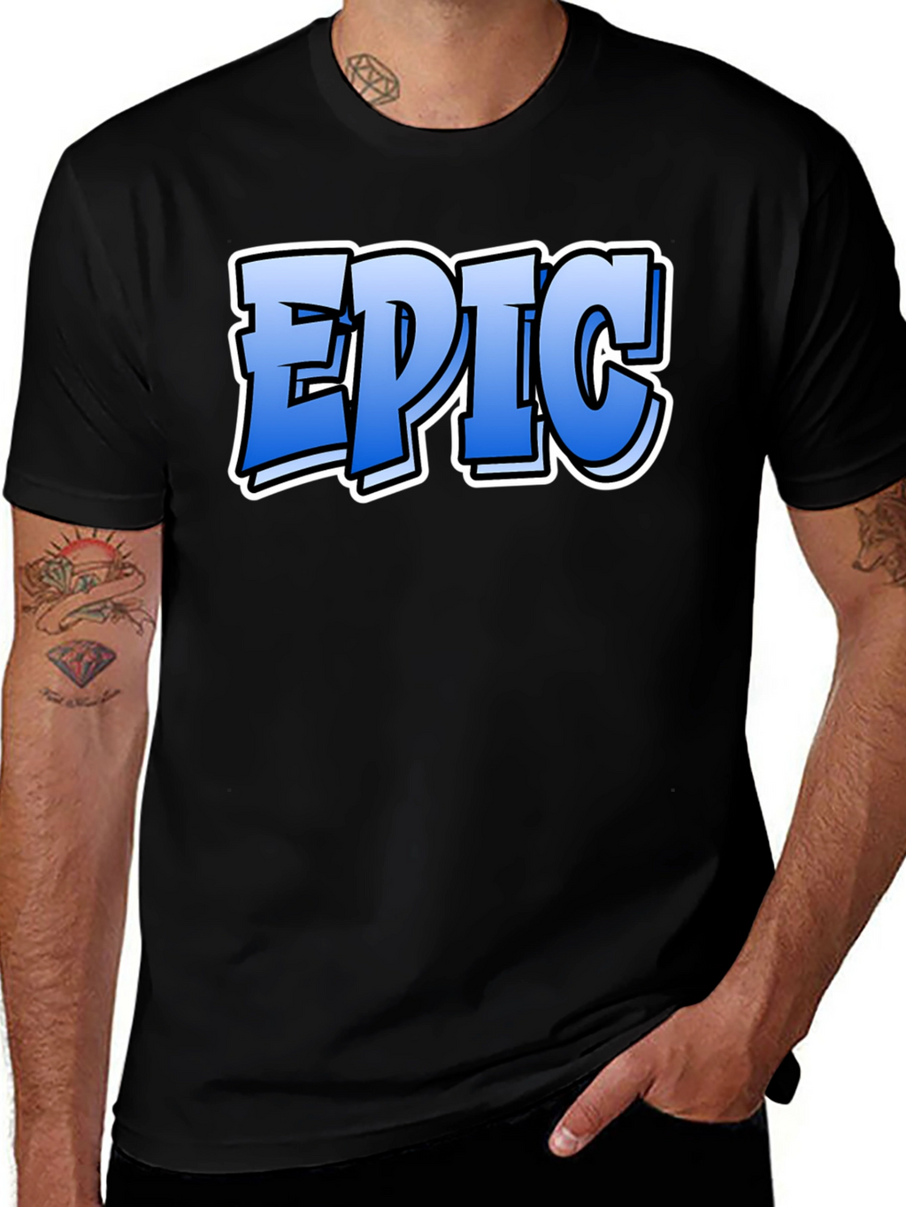 Epic Graphic Black T-Shirt