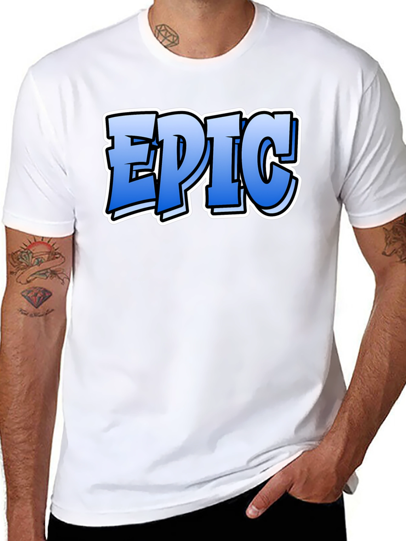 Epic Graphic Black T-Shirt