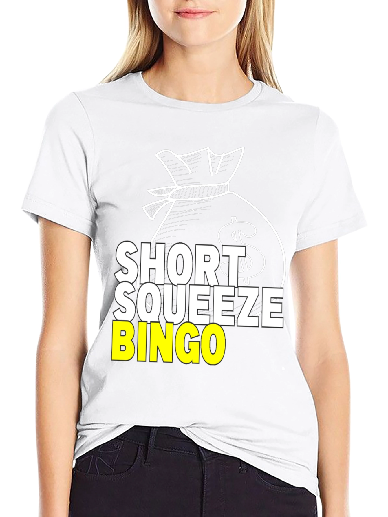 Short Squeeze Bingo Black T-Shirt