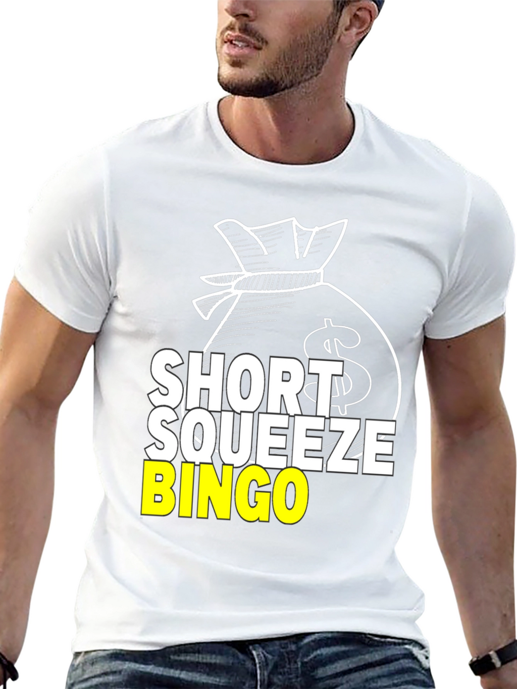 Short Squeeze Bingo Black T-Shirt