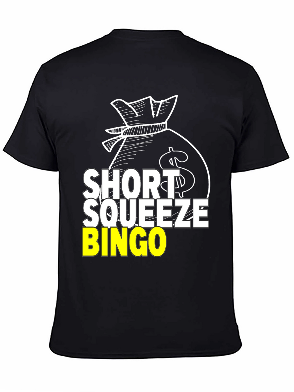 Short Squeeze Bingo Black T-Shirt
