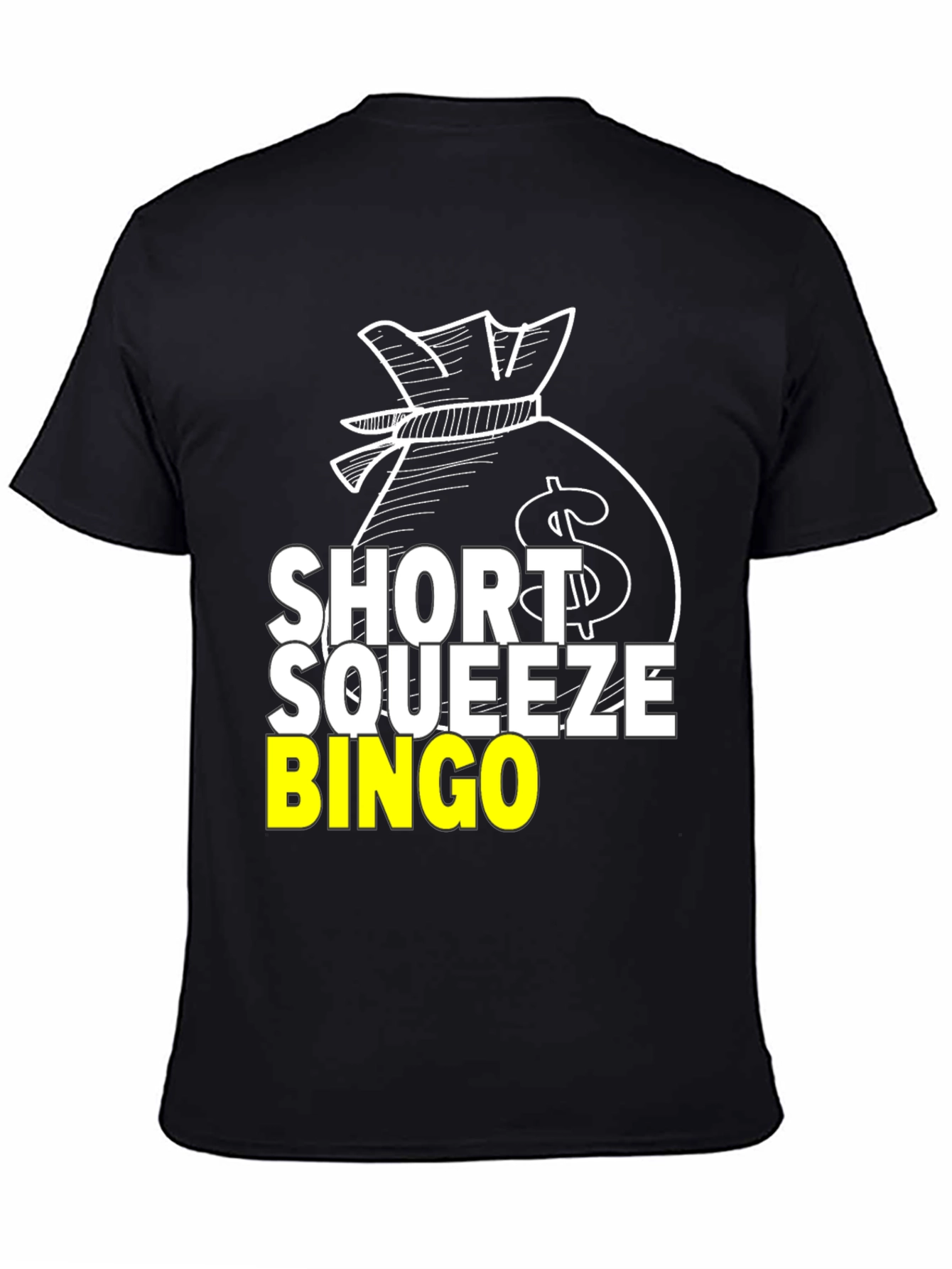 Short Squeeze Bingo Black T-Shirt