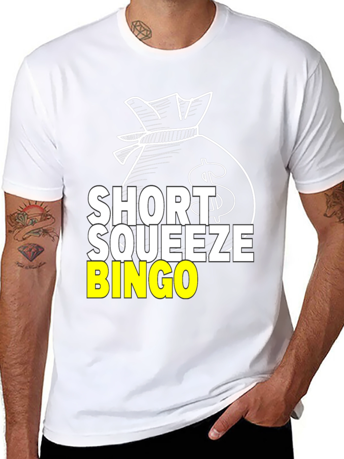 Short Squeeze Bingo Black T-Shirt