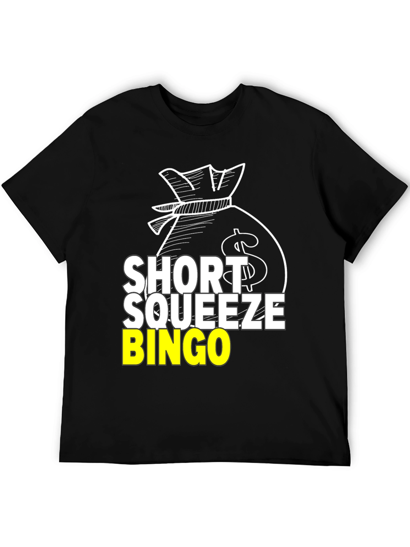 Short Squeeze Bingo Black T-Shirt